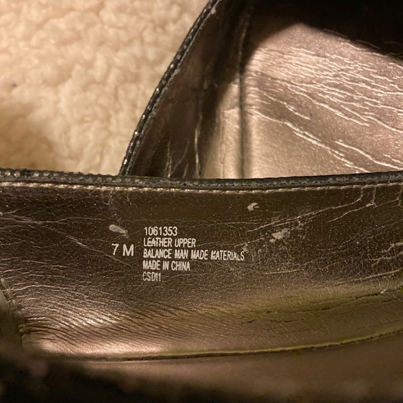 - Sofft silver black buckle flats - Picture 5 of 5